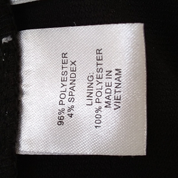 New York & Company Black/White Ruffle Sheath Dress. Size S/M - Picture 11 of 12